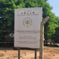 Welcome board at PRAAD Accra