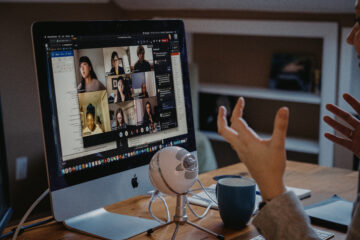 Computer screen showing a Zoom meeting